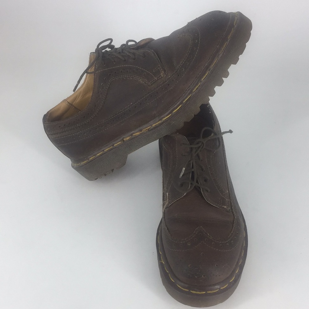 Doc Dr. Martens 3989 Brogue Wingtip Brown Oxford